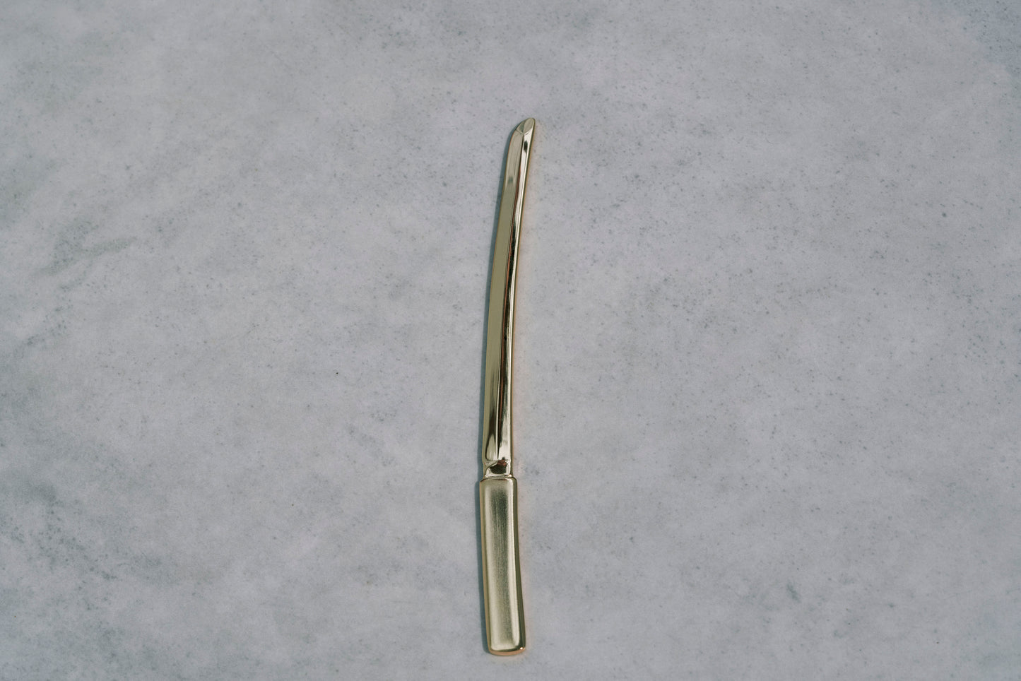 Gold Dessert Knife – Inspired by the Japanese Sword -