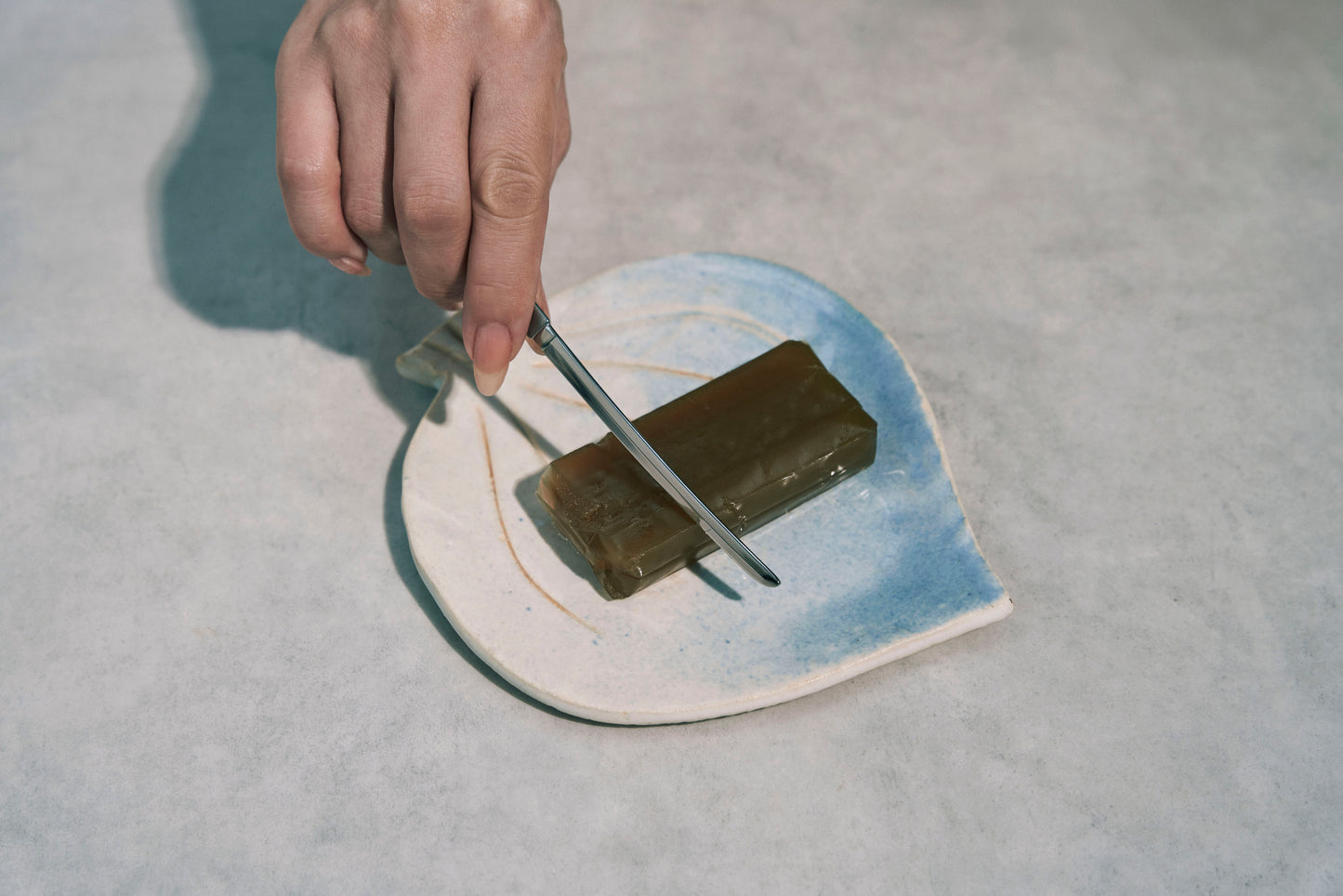 Silver Dessert Knife – Inspired by the Japanese Sword -