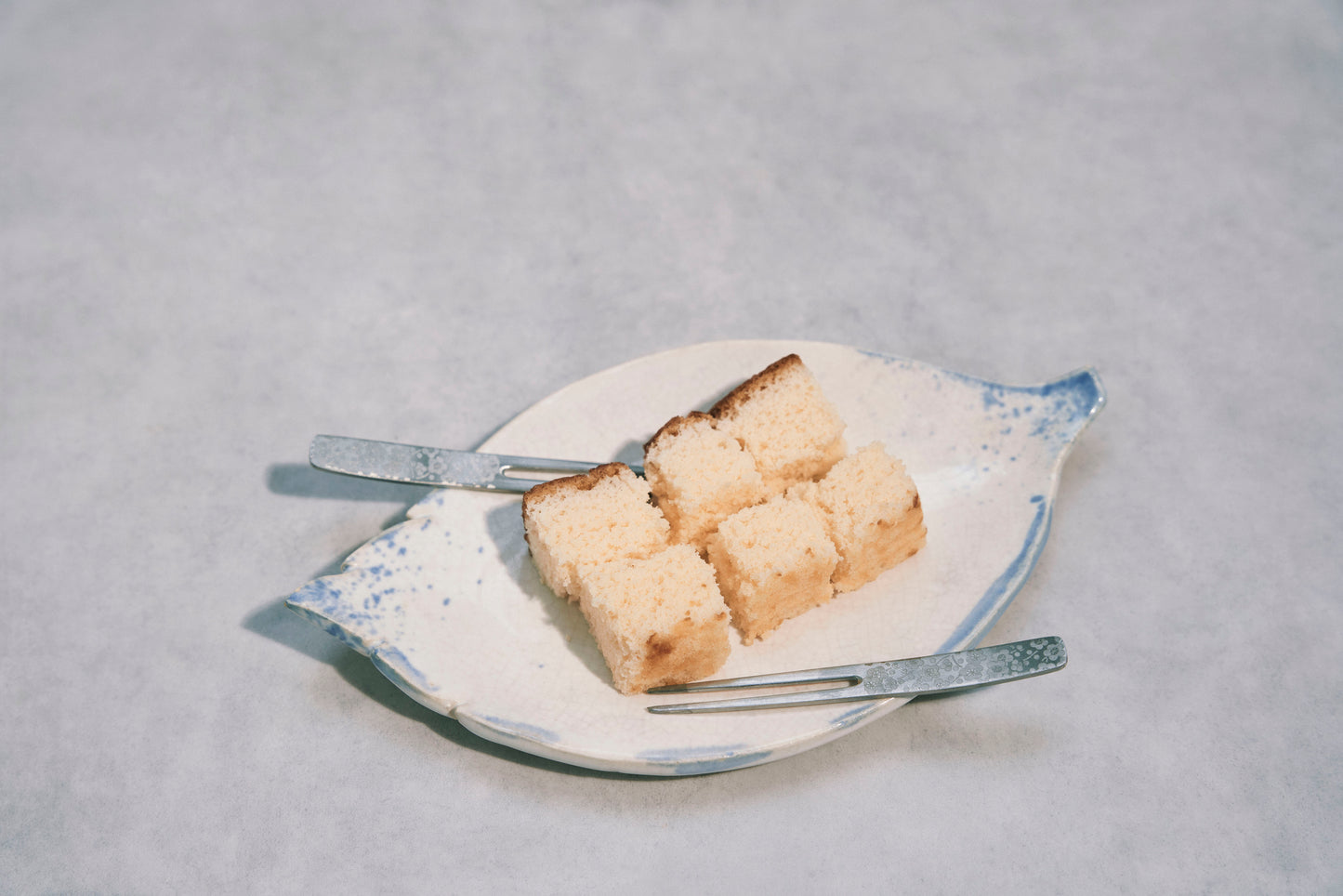 Silver Dessert Picks – Set of 2 - ( Kashiyoji )