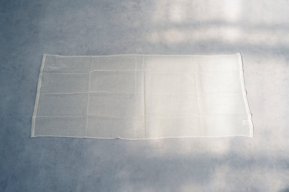 Silk Body Towel – Kyoto Nishijin Tsumugi Silk / Ivory