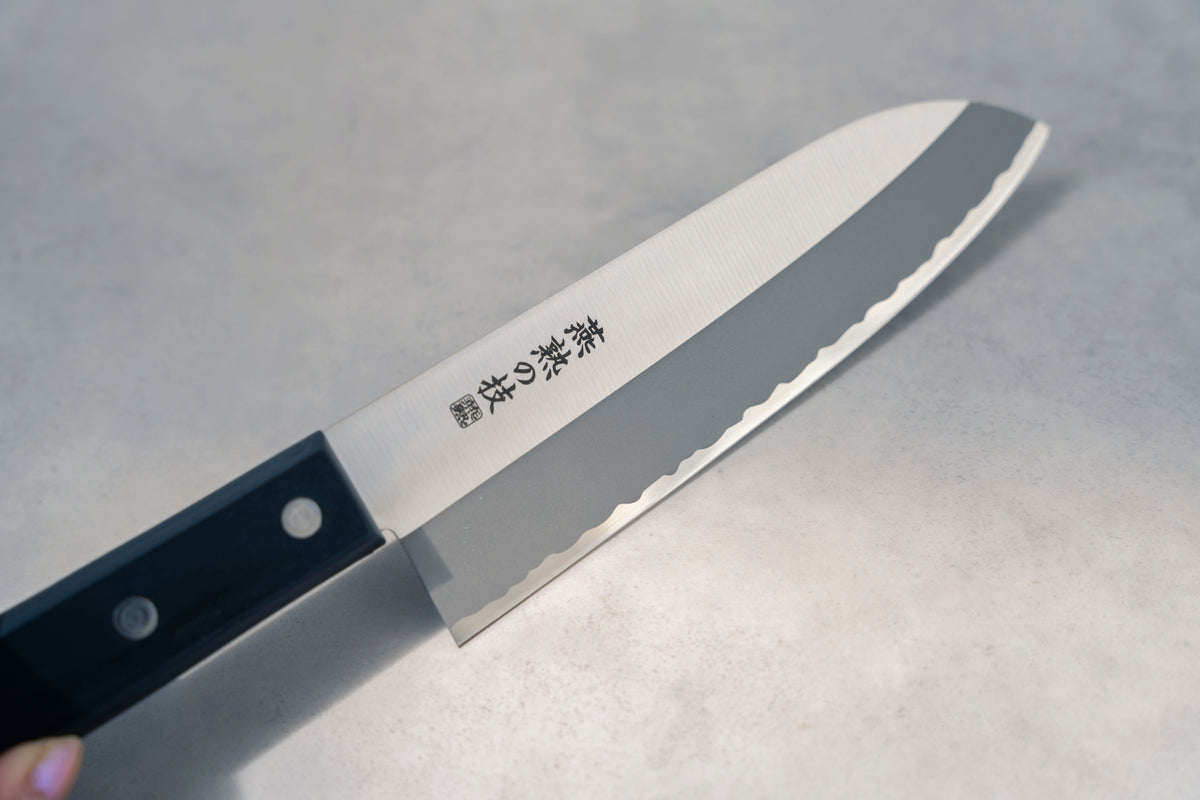 Santoku & Petty Knife Set with Mini Sharpener – Tsubame-Sanjo, Japan