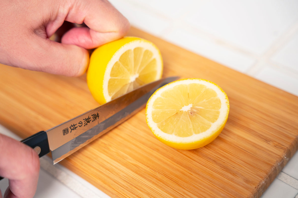 Santoku & Petty Knife Set with Mini Sharpener – Tsubame-Sanjo, Japan