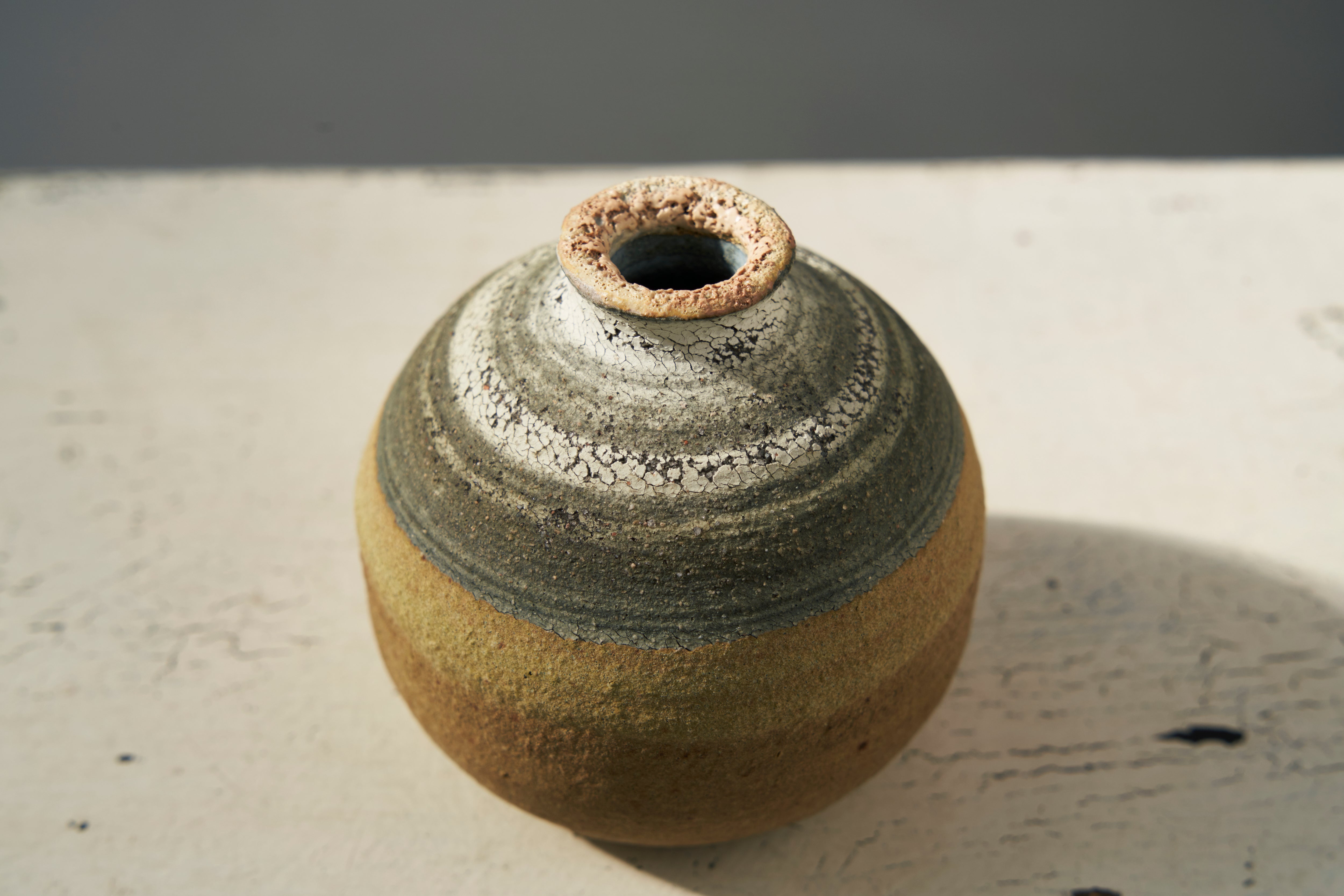 Contemporary Wabi-Sabi vase | Artisanal Handmade Pottery - AUCTaS