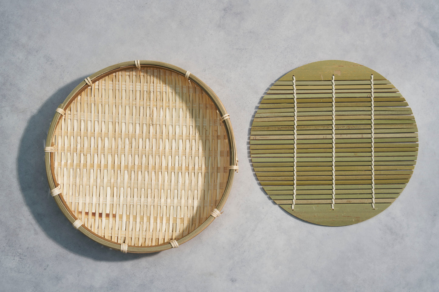 Colander with Bamboo mat  For Soba, Udon and any foods