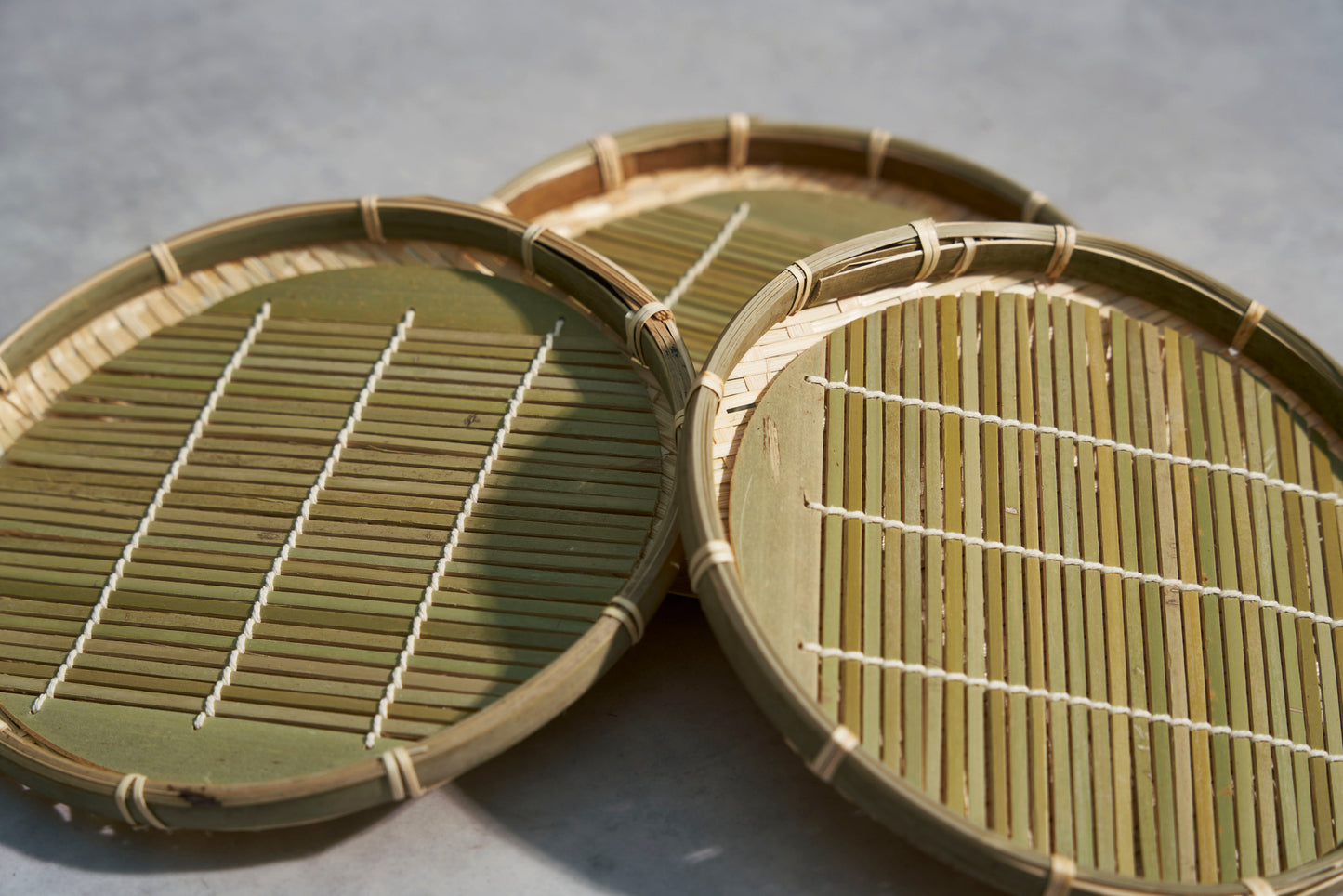 Colander with Bamboo mat  For Soba, Udon and any foods
