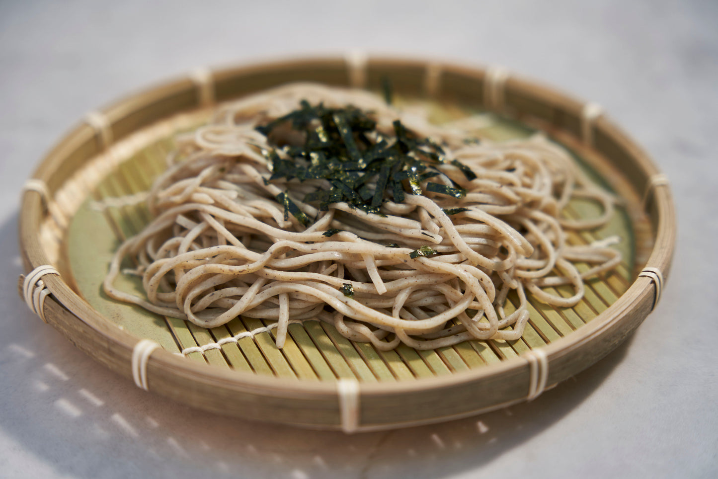 Colander with Bamboo mat  For Soba, Udon and any foods