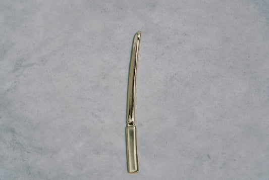 AUCTaS – Gold Dessert Knife – Inspired by the Japanese Sword - – view 2